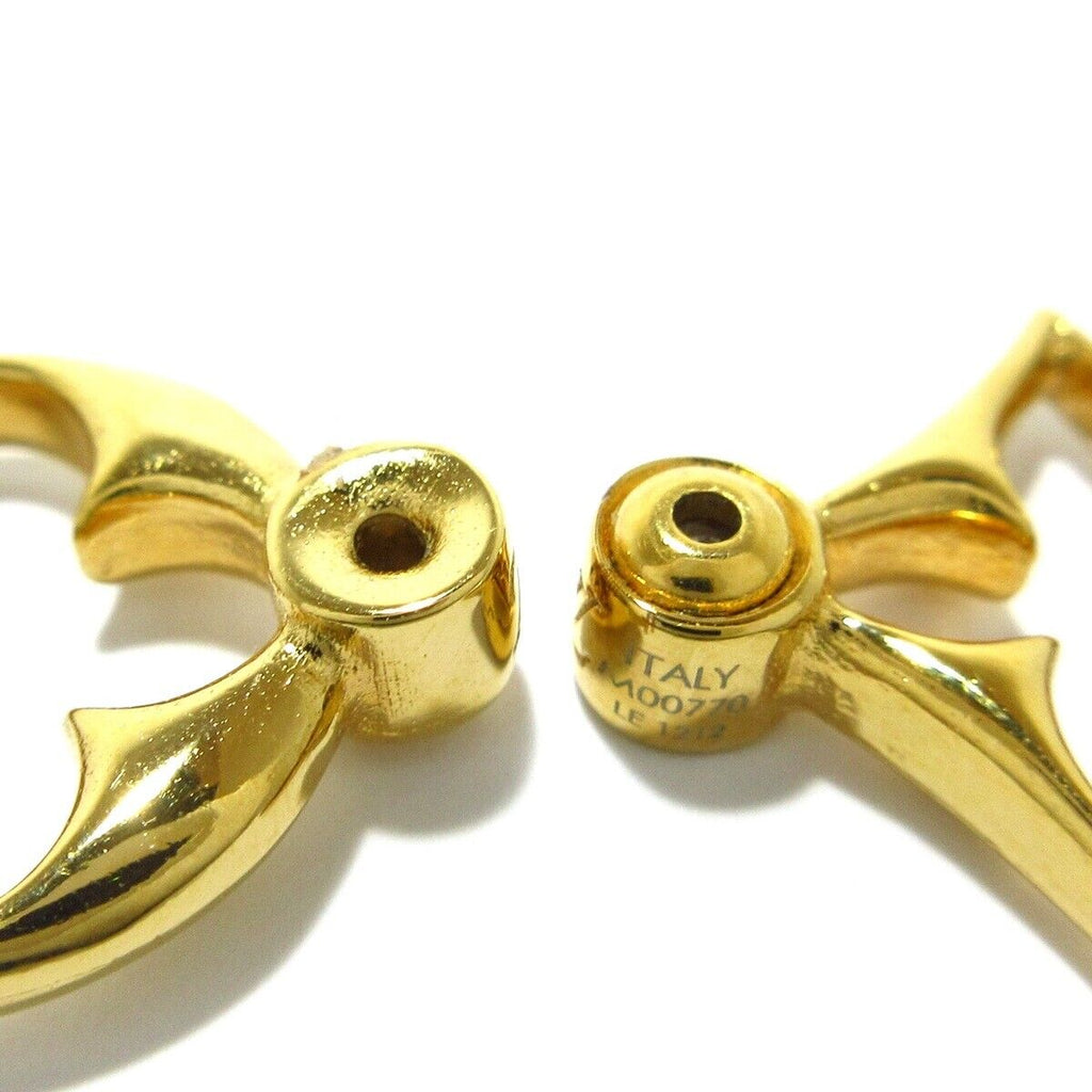 18K Louis Vuitton Flower Gram Earrings