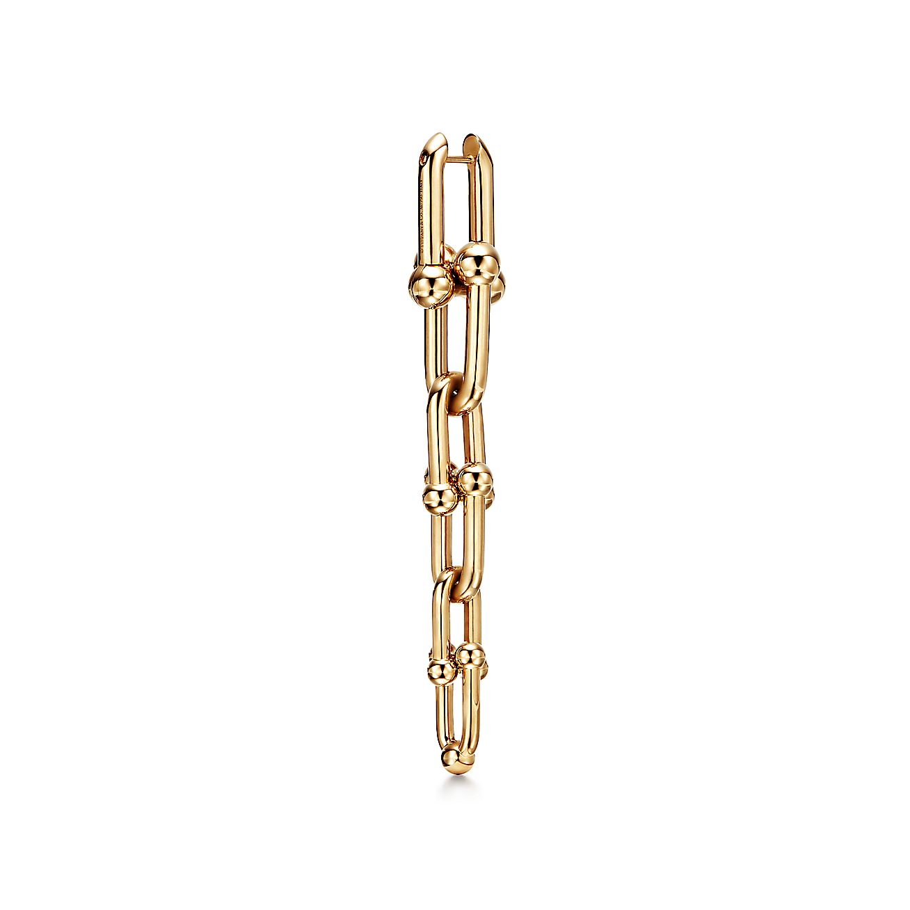 18K Tiffany HardWear Graduated Link Earrings