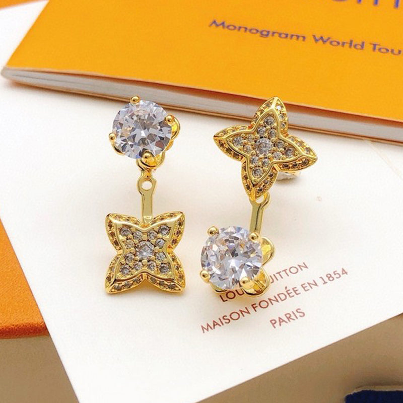 18K Louis Vuitton Blossom Monogram Earrings