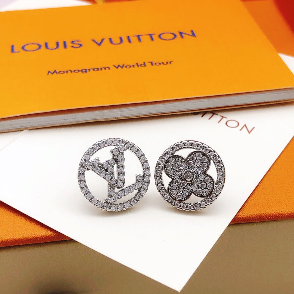 18K Louis Vuitton Blossom Diamond Earrings