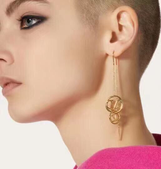 18K Valentino Long Earrings