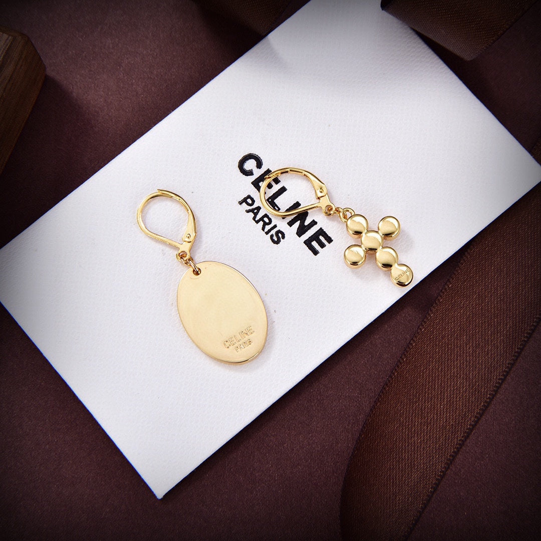 18K Celine Pearl Earrings