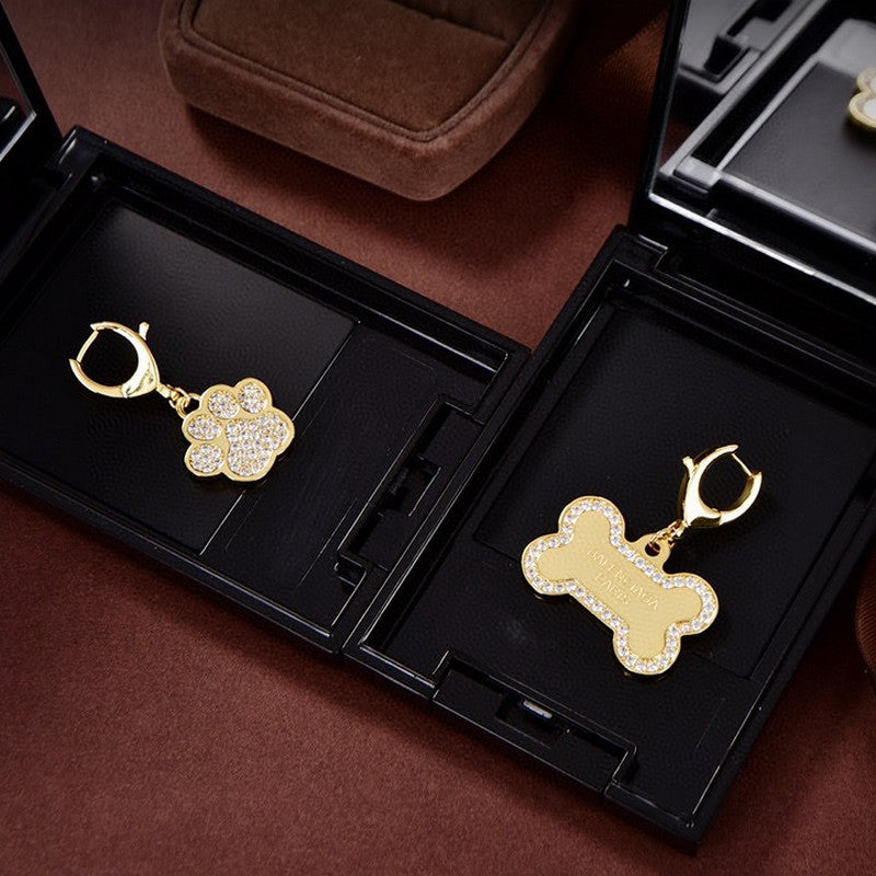 18K Balenciaga Diamond Gold Earrings