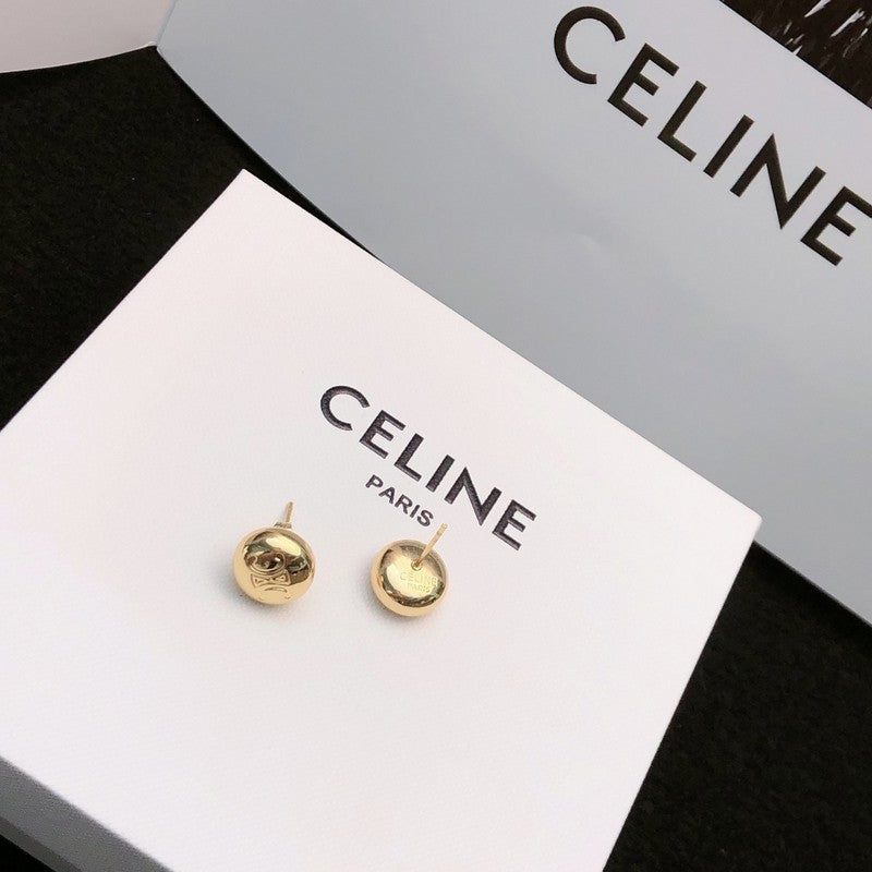 18K Celine Gold Earrings