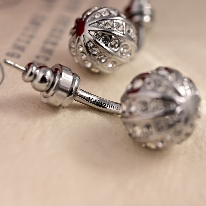 18K Valentino Diamond Earrings