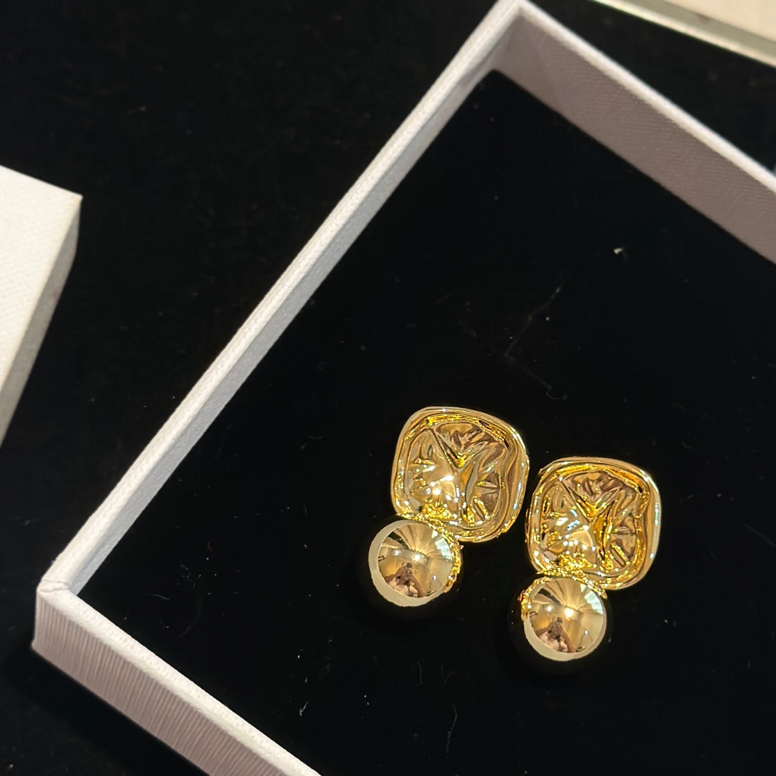 18K Celine Vintage Earrings