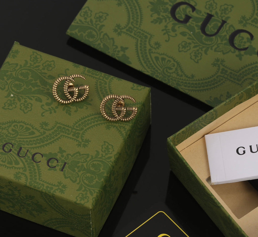 18K Double Gucci Earrings