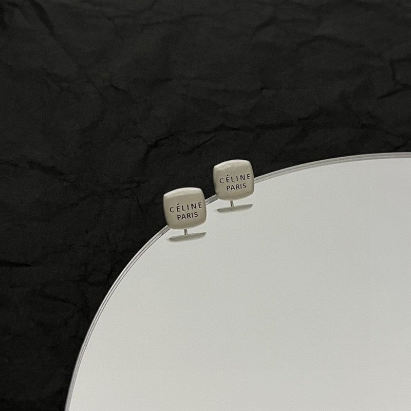 18K Celine White Gold Earrings