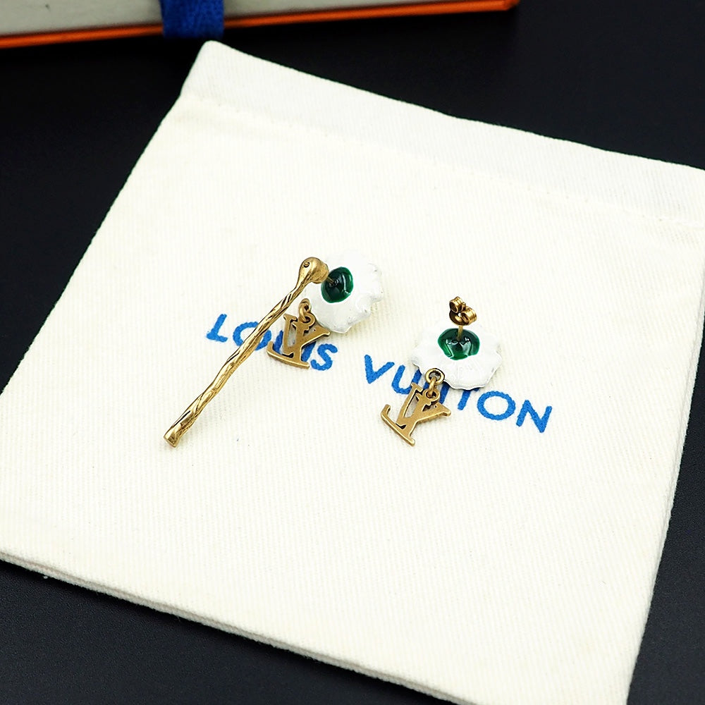18K Louis Vuitton Gardening Earrings