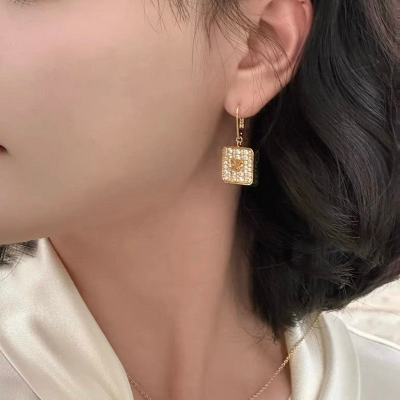 18K Celine Diamond Earrings